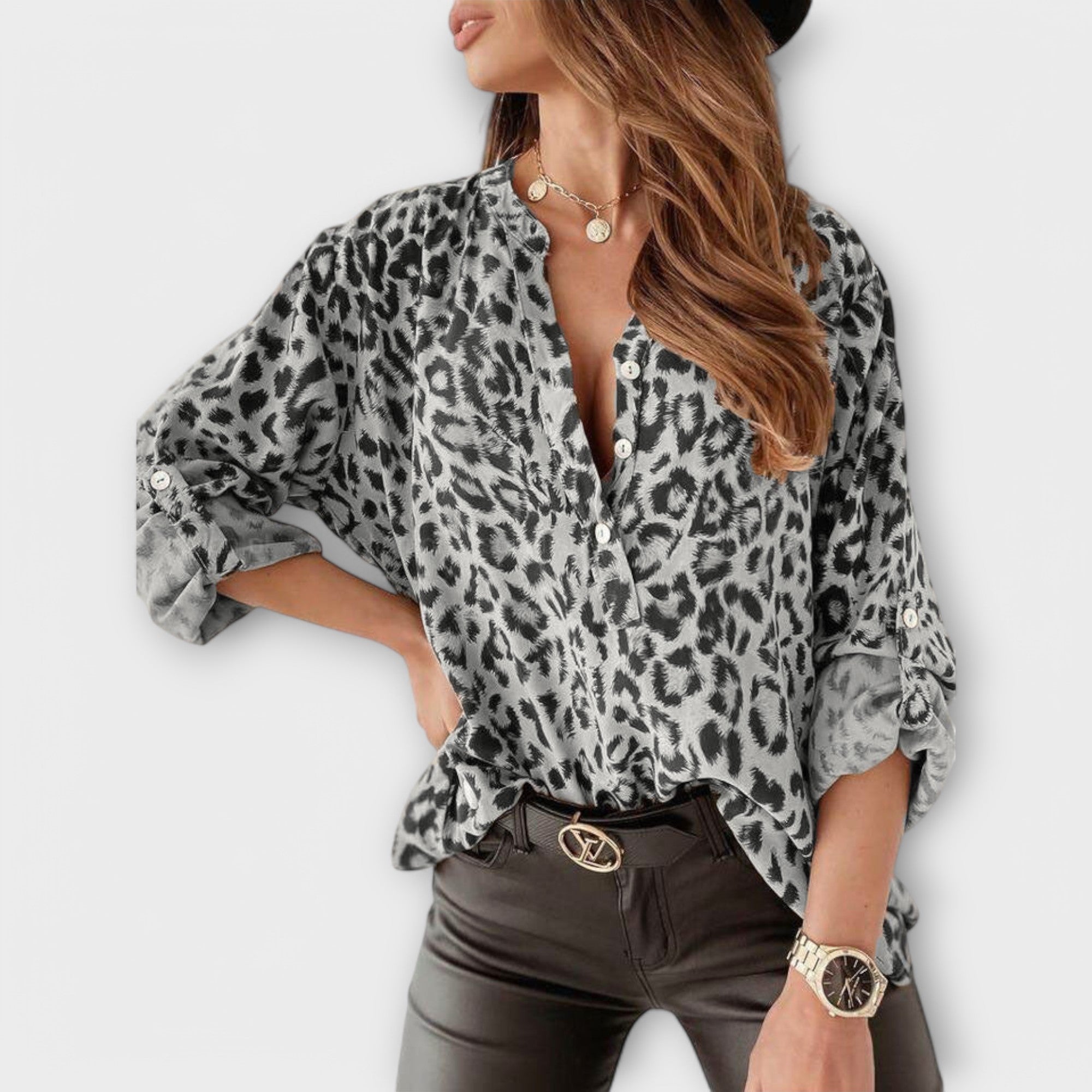 Rusnė – moderni leopardo rašto palaidinė