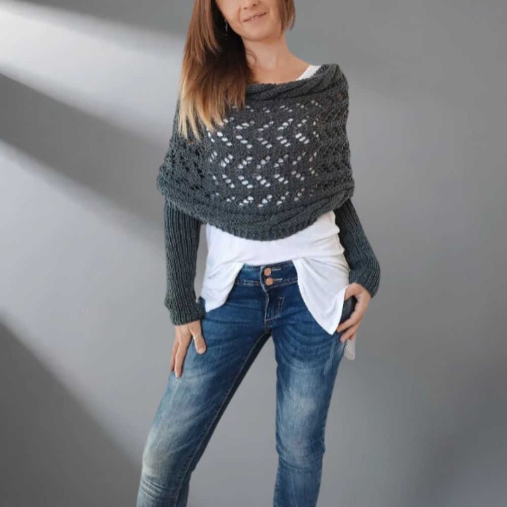 Celeste™ - Elegantiška megzta šalikas