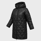 Clara | Elegantiškas, siuvinėtas paltas su gobtuvu